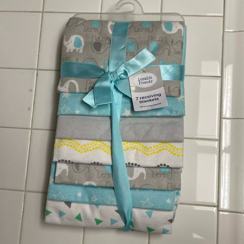 Luvable Friends receiving blankets